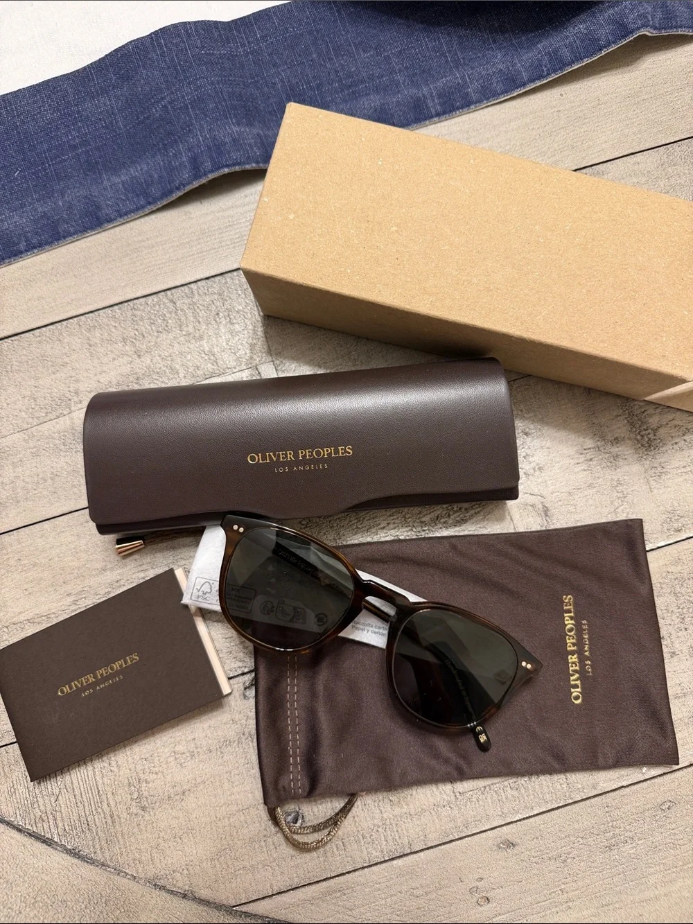 Oliver Peoples Forman L.A OV5414SU Sunglasses × 1 Tortoise-OV5414SU 17249A